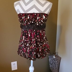 Strapless top